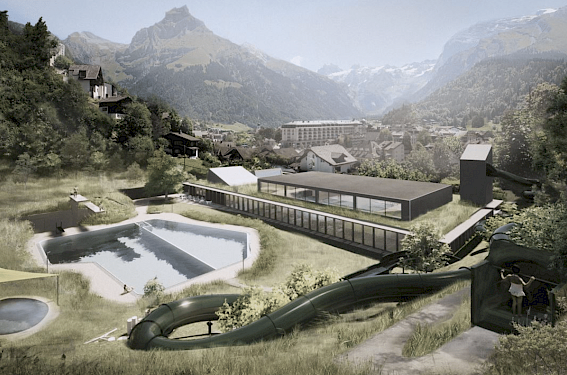 Neubau Schwimmbad Sonnenberg Engelberg Neubau Schwimmbad Sonnenberg Engelberg